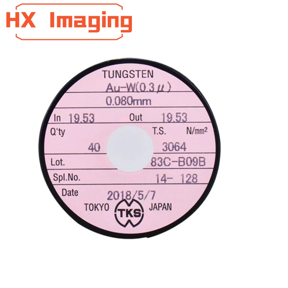 HX Imaging Japan Copier CORONA  Electrode Tungsten Wire for Xerox Konica Canon Ricoh 0.08mm 40m Lenth with Gold