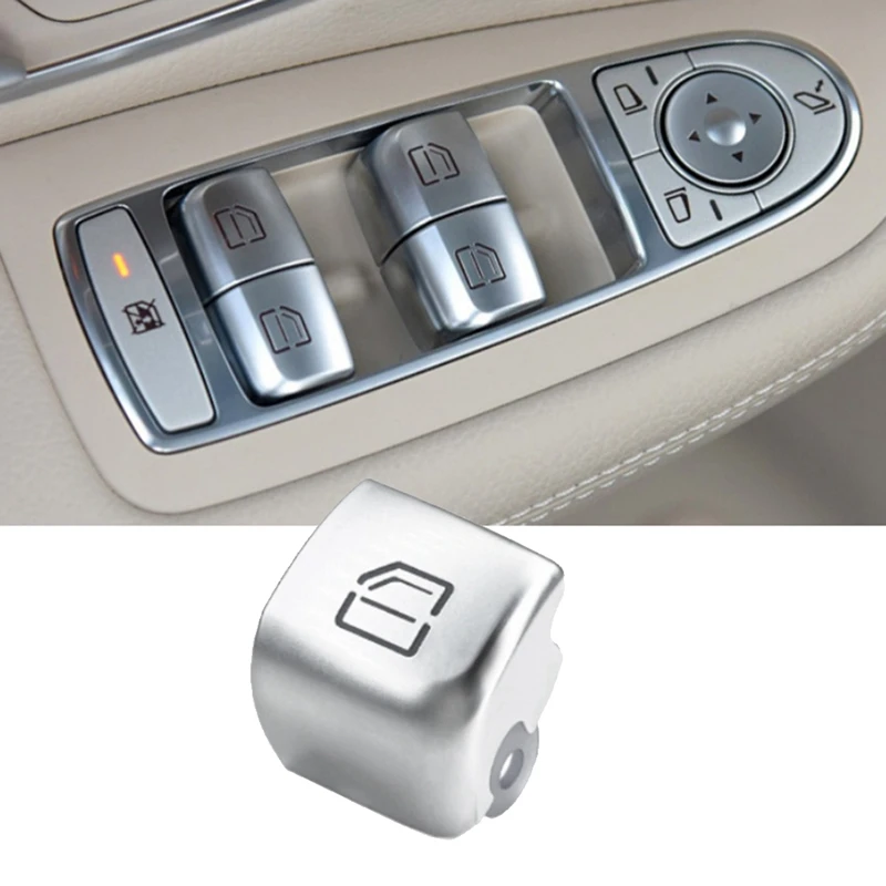 Car Left Driver Door Window Switch Repair Button Cover 2059056811 For Mercedes-Benz C-CLASS W205 GLC W253 2015-2021 No.4 Parts