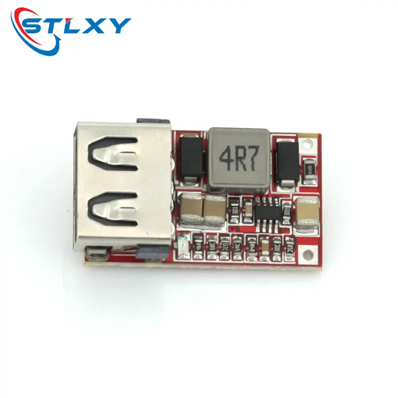 Bild 6: Hochwertiges 6-20V 12V/24V zu 5V 3A Auto-USB-Lademodul DC Buck Step-Down-Konverter 12V 5V Stromversorgungsmodul