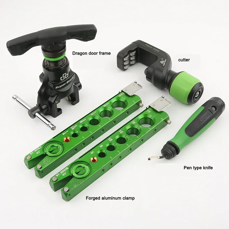 ST-806FT Copper Tube Extender Set Eccentric Refiller Air Conditioner Metric Reamer Flared Tool