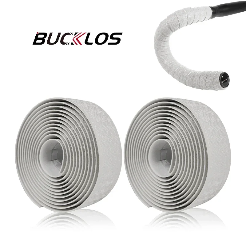 BUCKLOS Rennrad-Lenkerband, rutschfest, für Fahrradgriff, weich, stoßdämpfend, für Rennen, Kies, Radfahren, Lenkerbänder, Wickelgurt