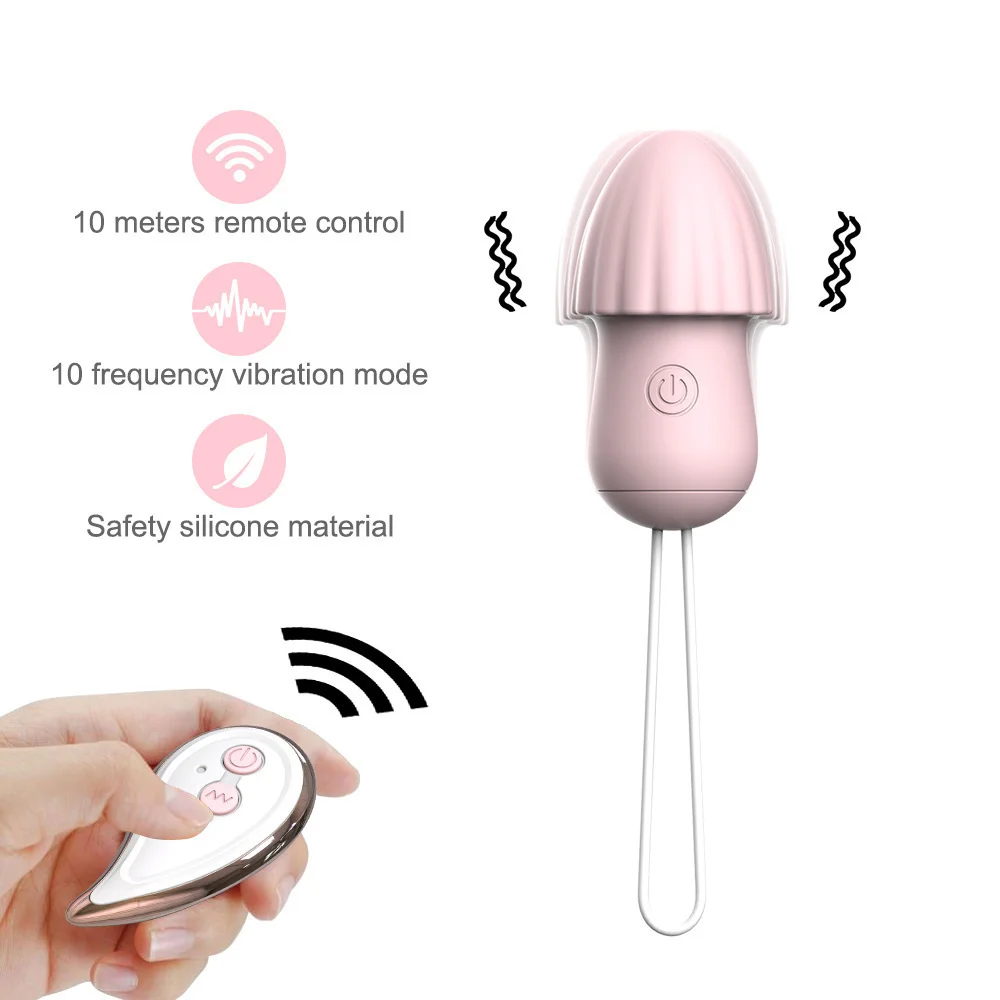 

Female Wireless Remote Control Silicone Heating Mushroom Head Mini VibratorFor Women Masturbate Vibrator Egg Sex Toy