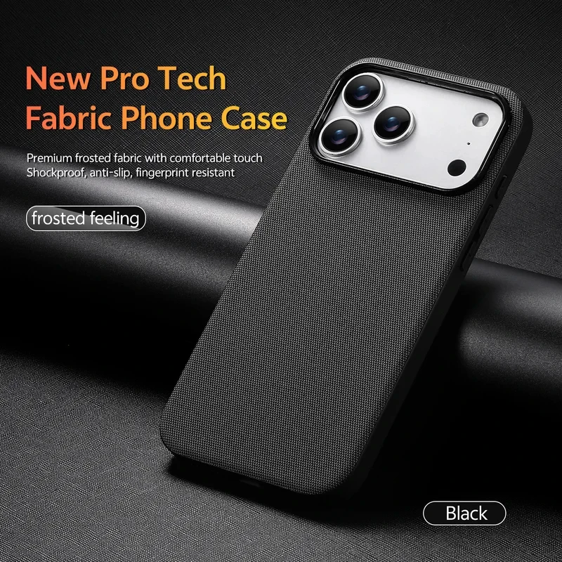 Original Technologie Gewebte Magnetische Hülle für iPhone 18 17 16 15 14 13 12 Pro Max für MagSafe Silikon-Stoßfänger Schutzhülle