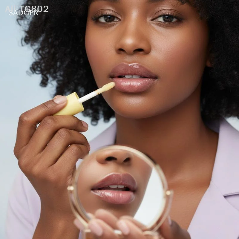 SADOER Fruit Lip Oil Avocado Nourishing Moisturizing Anti-Dry Cracked Hydration Fall And Winter Moisturizing Lipstick