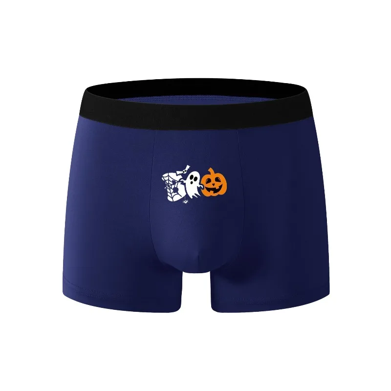 ملابس داخلية رجالية جديدة لصيف 2025: مريحة وبسيطة. شورت الهالوين بأربعة زوايا. يجب أن تجفيف الرجال بسرعة