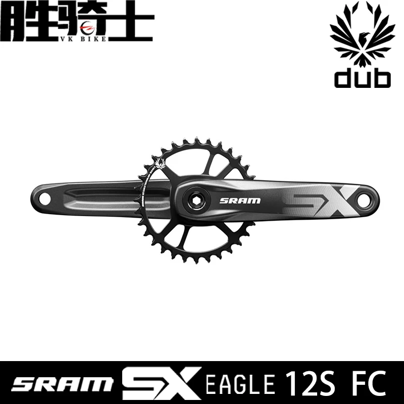 

2019 NEW SRAM 12 Speed SX EAGLE DUB 34T 32T 30T Steel Chainring 170mm 175mm MTB Bicycle Crankset