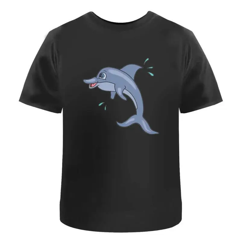 

Jumping Dolphin' Cotton T Shirt Ta039155