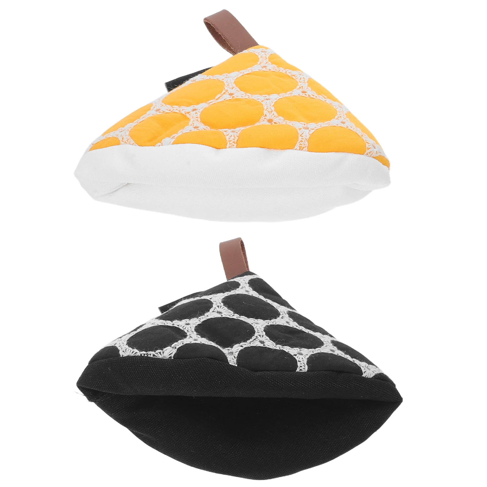 

2 шт., термостойкие треугольные чехлы на ручки кастрюли в японском стиле, защищающие от ожогов, ручки, рукавицы, изолированные кухонные приготовления пищи