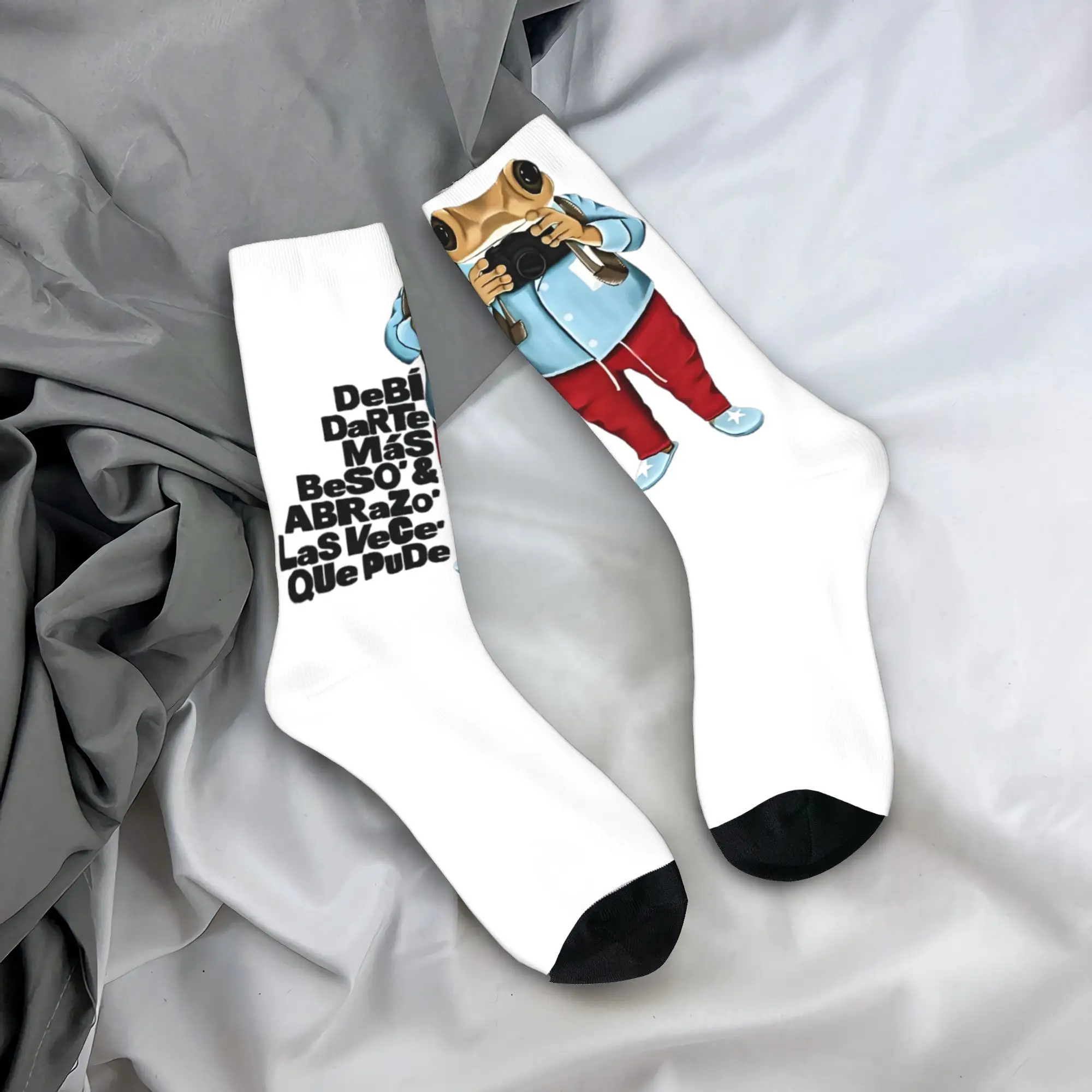 

DTMF Debi Tirar Mas Fotos Socks Funny Stockings Unisex Men Soft Breathable Skateboard Socks Autumn Graphic Anti Sweat Socks