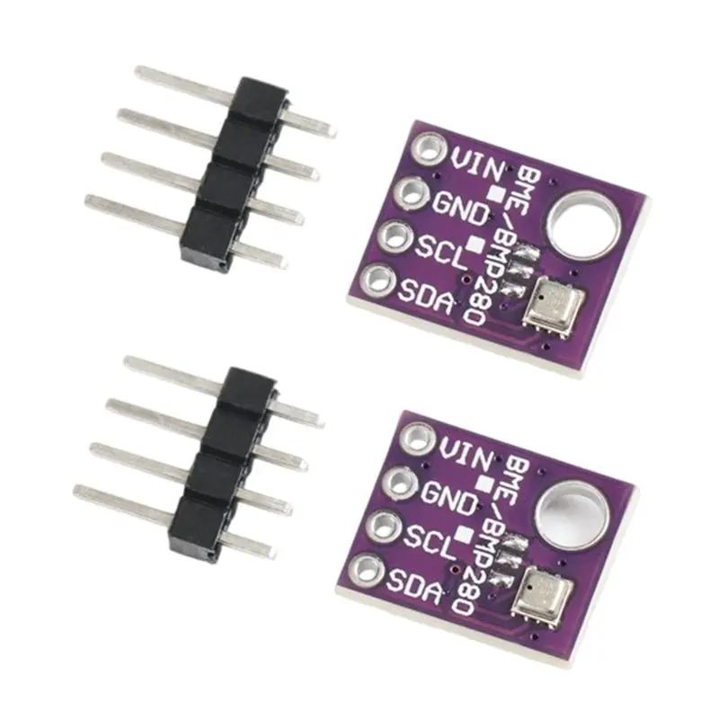 T24C 10Pcs GY-BMP280 5V Barometric Pressure Sensor Digital Module Temperature Barometric Pressure Sensor For Arduino