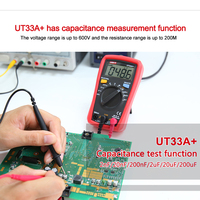 UNI-T Digital Multimeter UT33D+ UT33C+ UT33B+ UT33A+ Palm Size Multimeters DC AC voltmeter Resistance Tester Multimeters tools