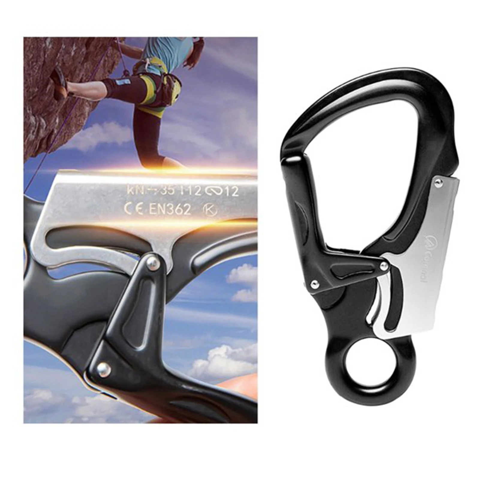 Heavy Duty Climbing Carabiner Clip Aluminum Quick Links Outdoor Traveling Equipment for Rock Climbing Mountaineering MC889