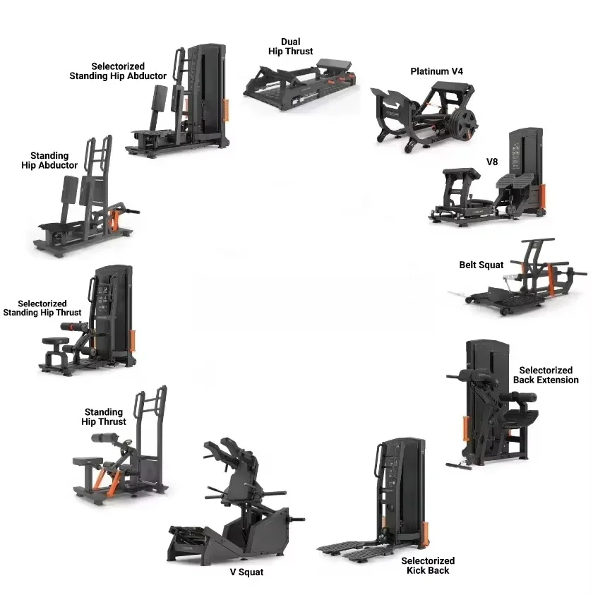 2025 Fitness Commercial Factory Direct Gym Equipment Pin Loaded Machines Glute Bridge Strength Training  for Gym Use - view 5