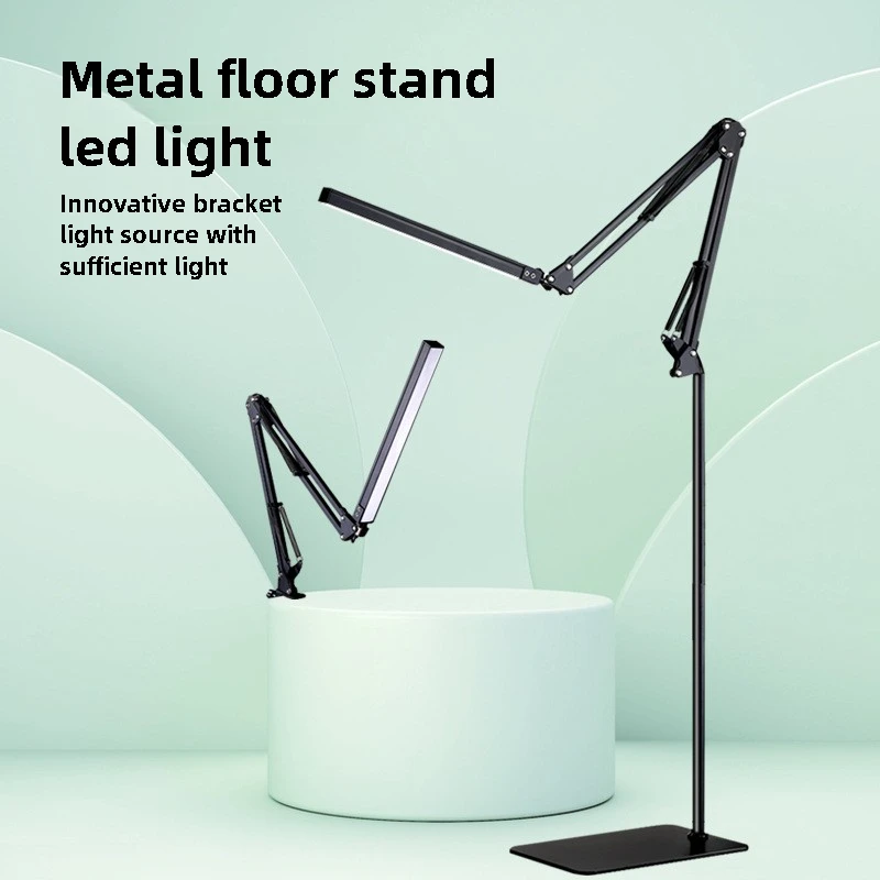 

Led Desk Light Floor Light Piano Eye Care Folding Usb Desk Light Bedroom Study Learning Reading Beauty Long Arm Stand Lamp