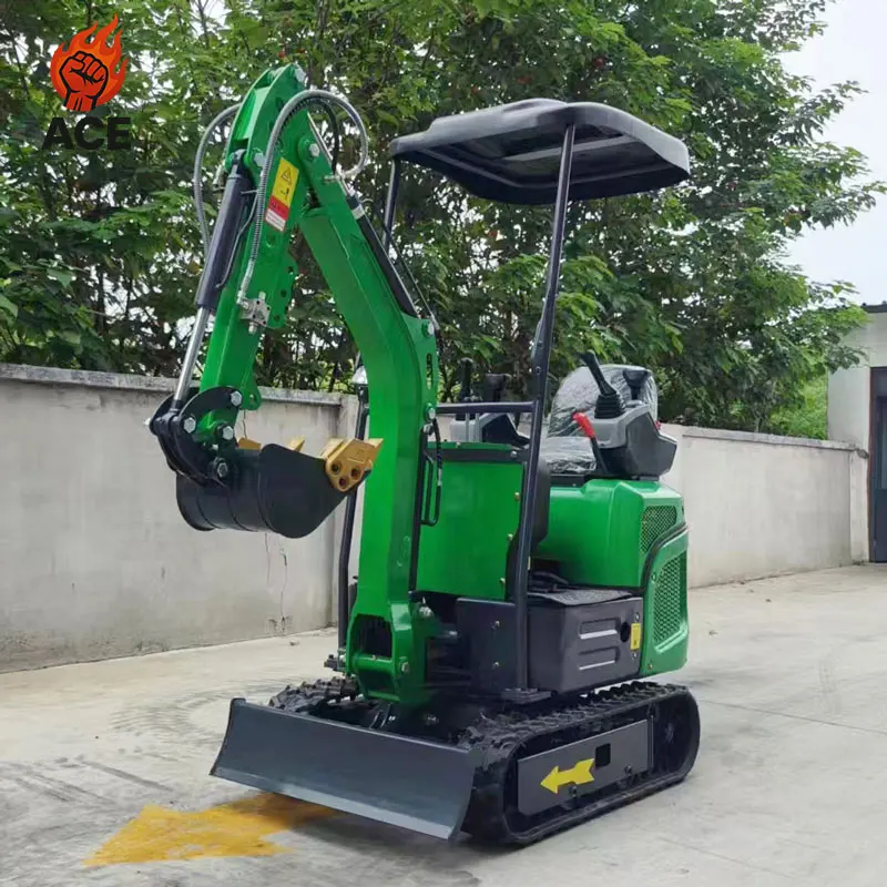 

Customized escavator machines euro5 Mini Digger bagger crawler excavator KUBOTA engine EPA 1 Ton Mini Excavator with free ship