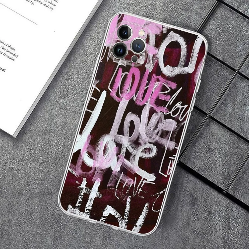 Graffiti painting art Phone Case For iPhone 15 14 11 12 13 Mini Pro XS Max Cover 6 7 8 Plus X XR SE 2020 Funda Shell