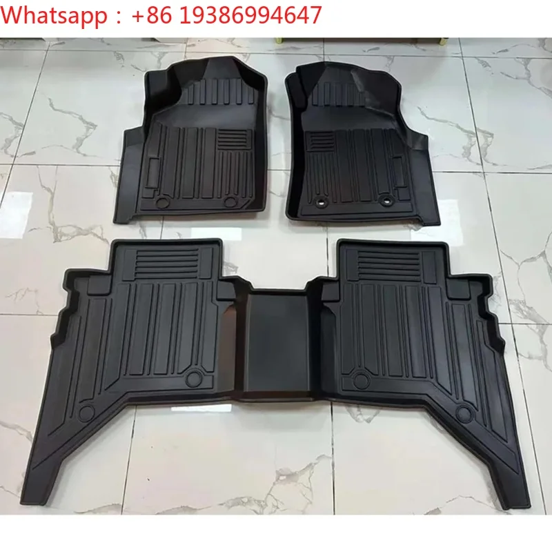 For 3D TPE Floor Mat Compatible with Hilux VIGO 2005 2016 Prado 2026 Floor Liner Tray Foot Pad Carpet Mat Anti-Slip Auto AT/MT