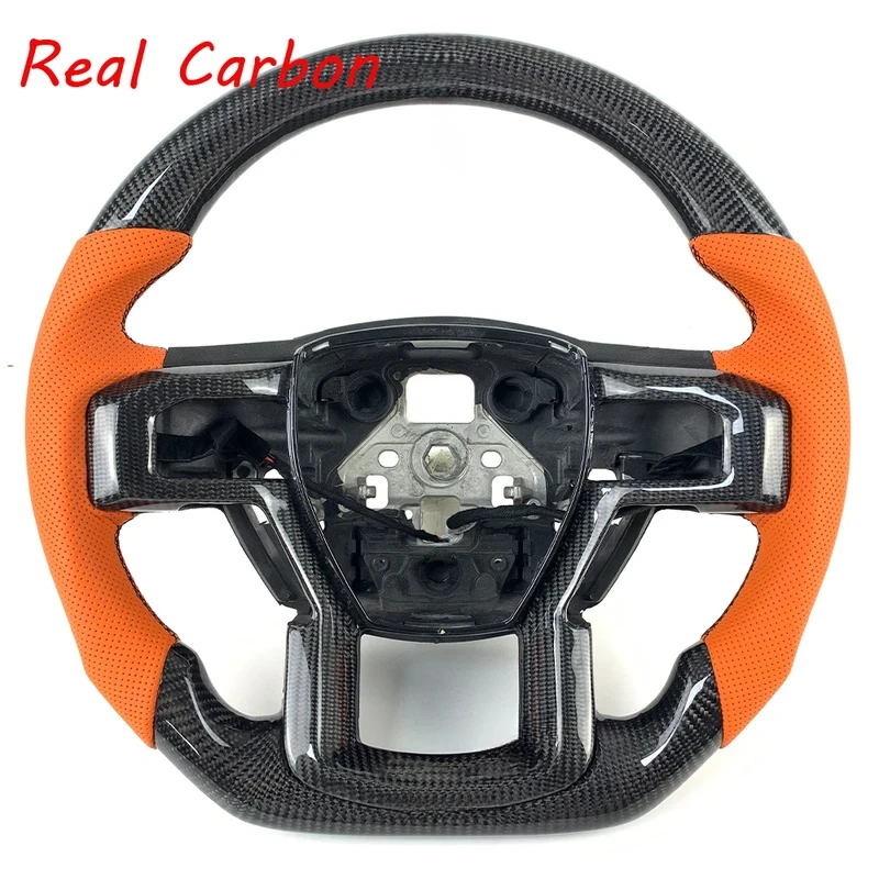 

For Ford Heavy-Duty Forged Carbon Fiber Steering Wheel - Fits Raptor F150 2015-2020