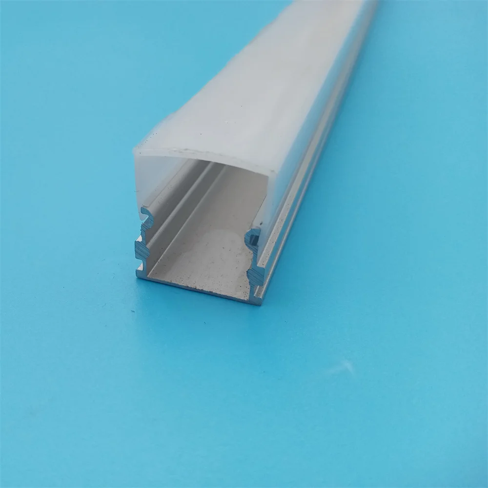 

1.5m/pcs 3 Sides Emitting Anodized Led Strip Light Aluminum Profile With Higher Diffuser Surface Mount