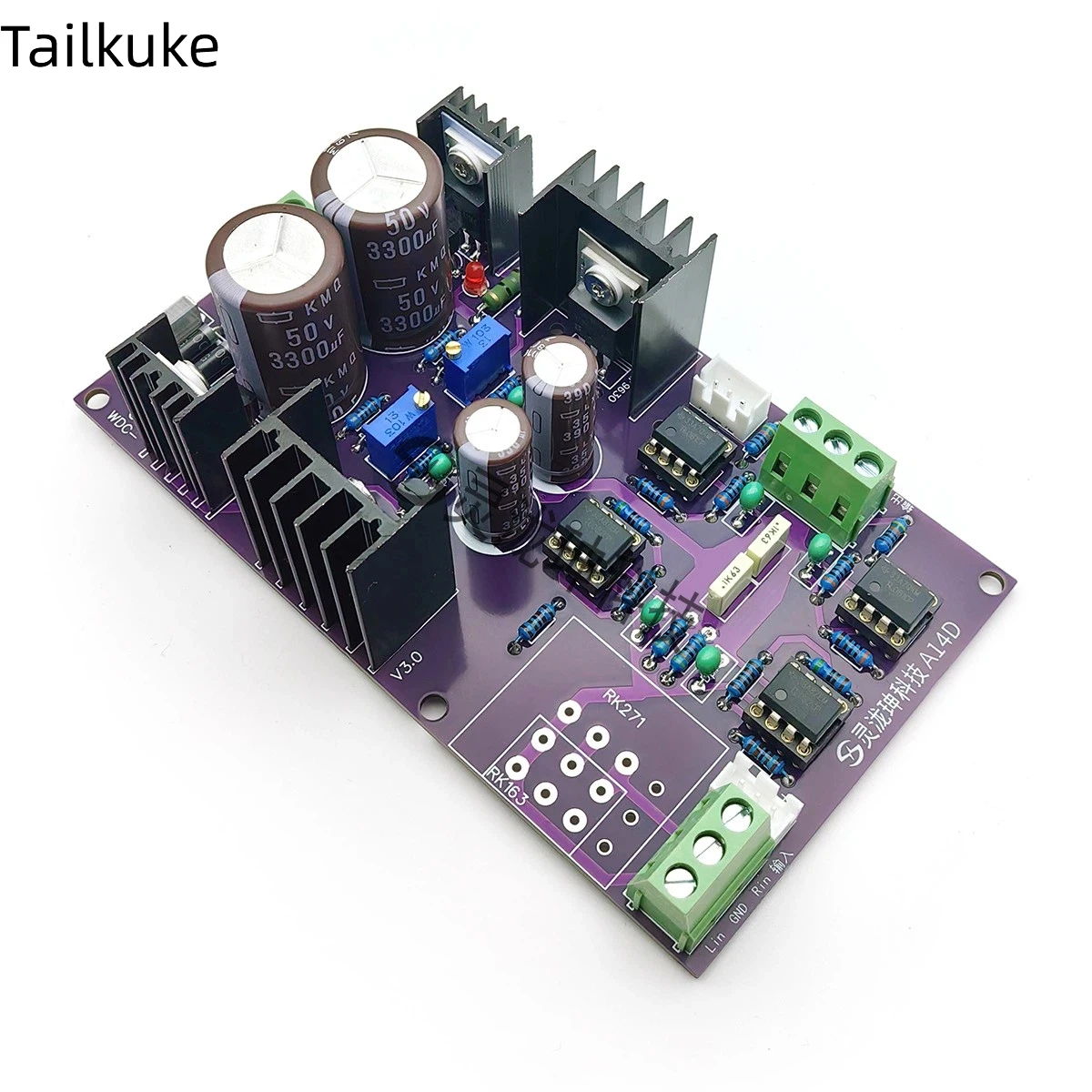 Music Fax A1 Front-end Board/Direct Coupled Operational Amplifier Class A Front-end Board/Transparent HIFI Fever Audio Amplifier