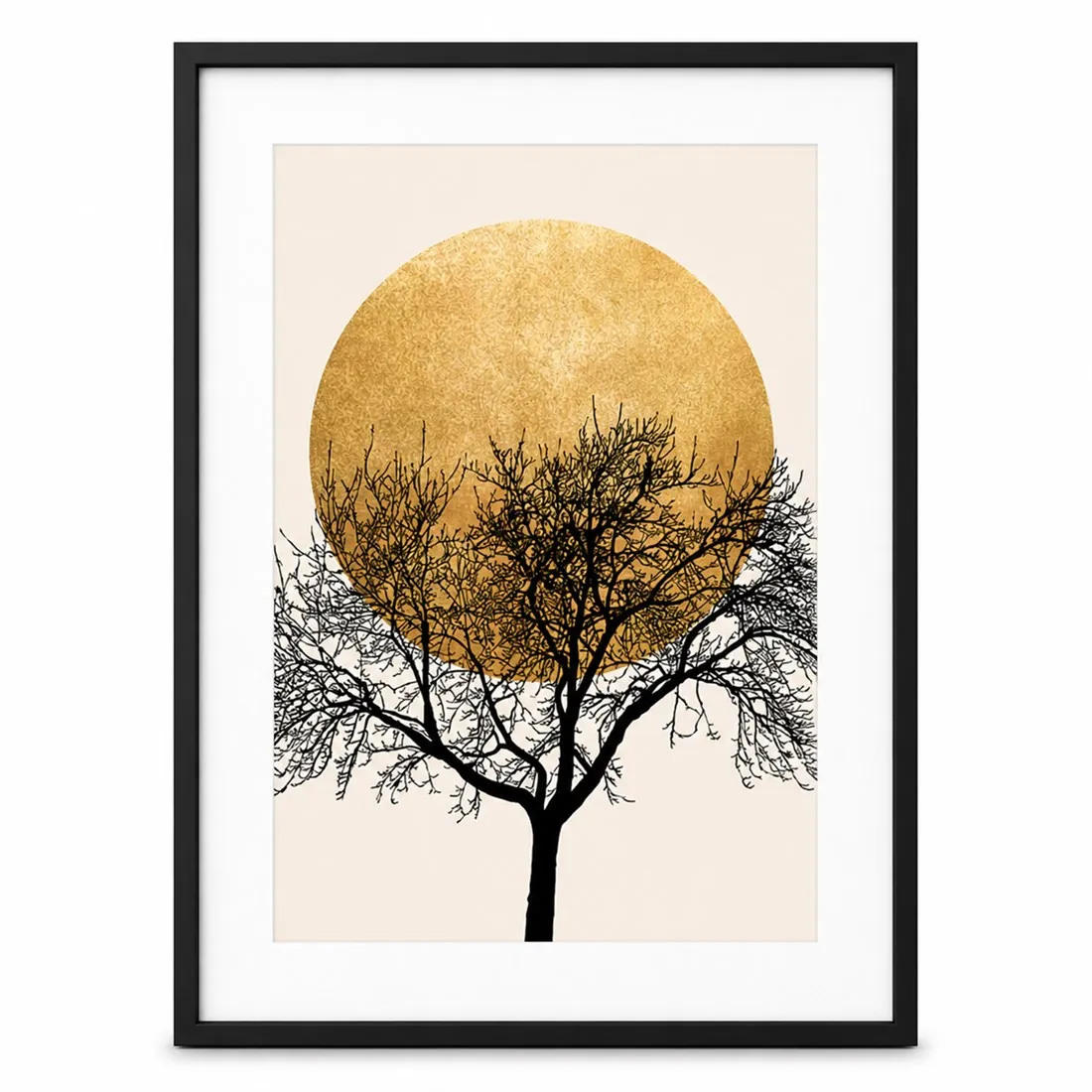 Silhouette No2 Poster,Canvas Wall Print,High‑Grade Home Decoration Artwork for Bedroom,Living Room,Office & Interior Space