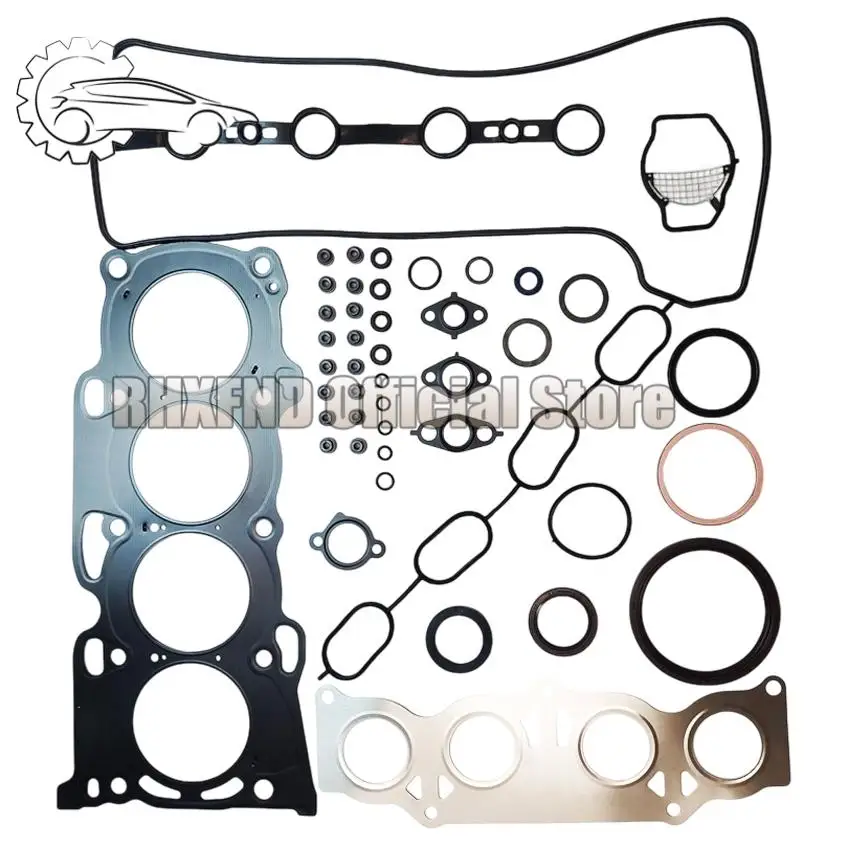 1AZ 1AZFE 1AZ-FE 04111-28074 Engine full gasket kit set for Toyota Rav4 Verso Sportvan Camry Avensis 1998cc 2.0 VVTi 2000-