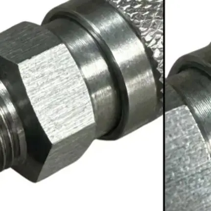 11mm to 8mm Air Coupler Adapter for Tire Inflation Devices Pneumatic Hoses and General Purpose Air System Interconnections