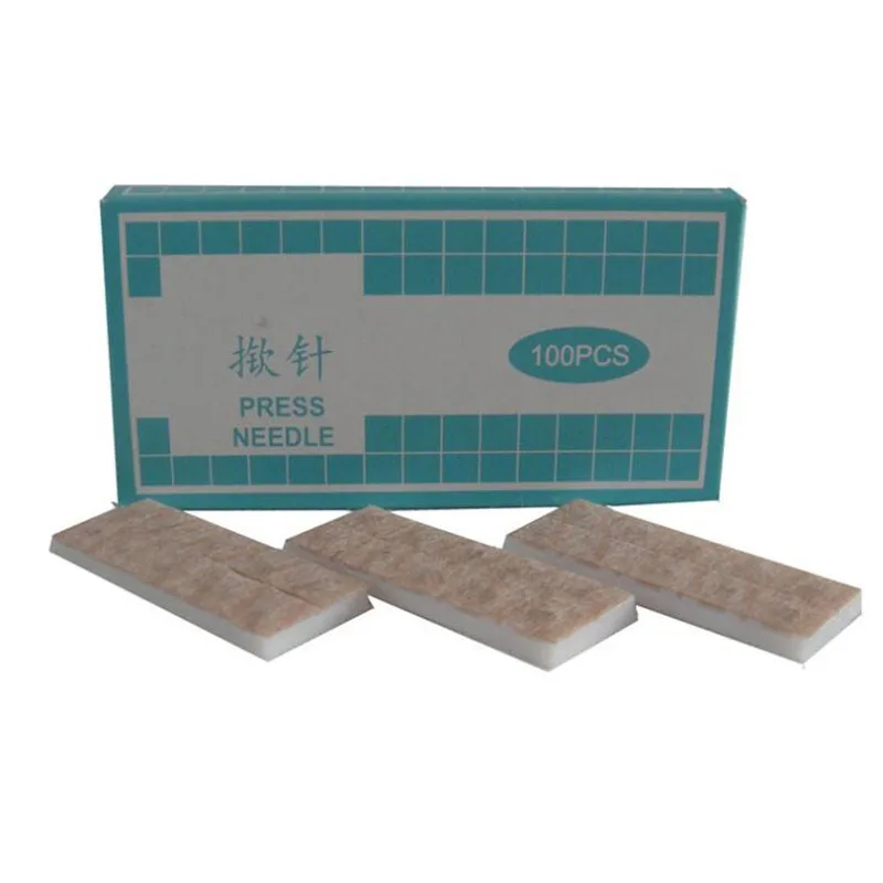 100PCS/box Disposable sterilization press needle earpins Intradermal injection  sterile acupuncture Post auricular needles