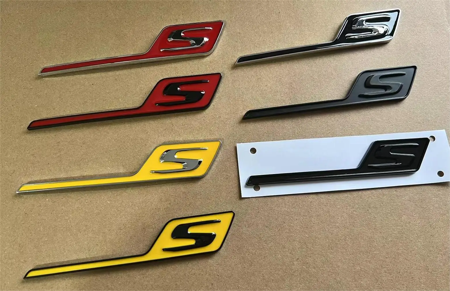 1X 3D ABS Car Trunk Badge For S Emblem A45S W176 C63S W205 E63S W213 CLA45S C117 GLE63S X156 GLC63S X253 Accessories