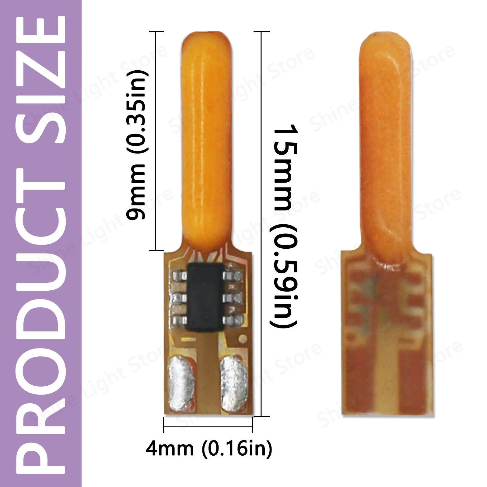 LED COB النيزك دش الضوء المتدفق 3 فولت 15 مللي متر LED خيوط فلاش التدفق 1800 كيلو الدافئة الأبيض ملحقات المصابيح ديود الديكور DIY بها بنفسك