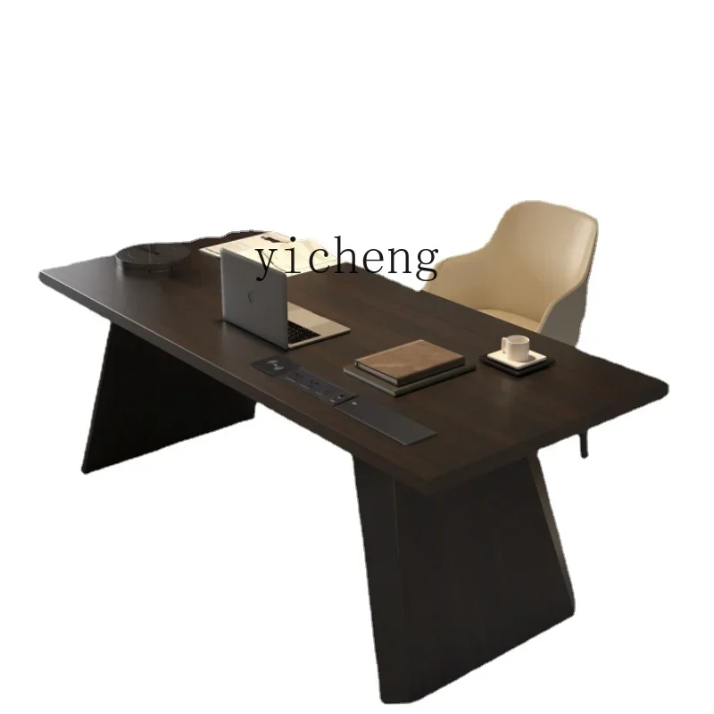 Tqh Minimalist Home Writing Desk Light Luxury  Modern Simple Computer Desk Living Room Dining Table