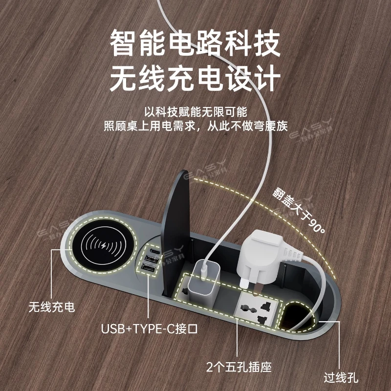 โต๊ะทำงานผู้บริหารรูปตัวแอล ดีไซน์หรูหรา พร้อมที่จัดระเบียบ