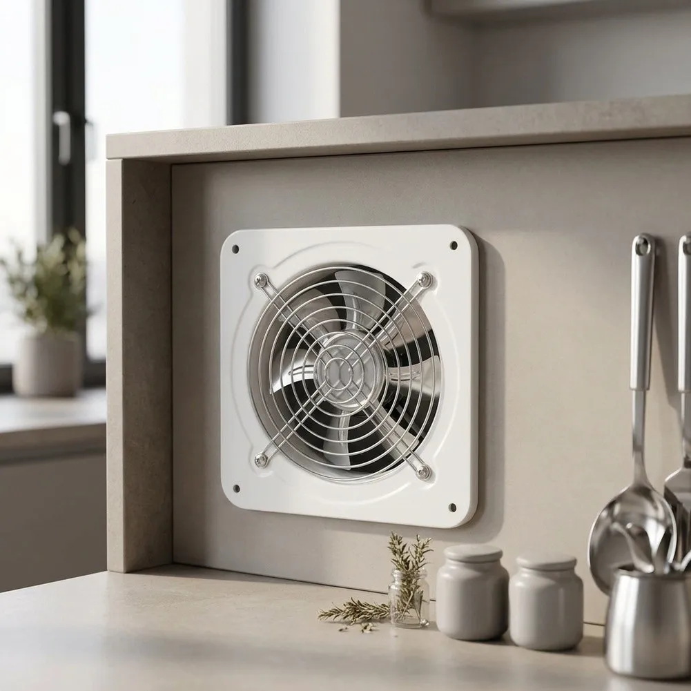 25W For Exhaust Fan for Reducing Condensation and Improving Air Circulation in For Kitchens Bathrooms and Basements