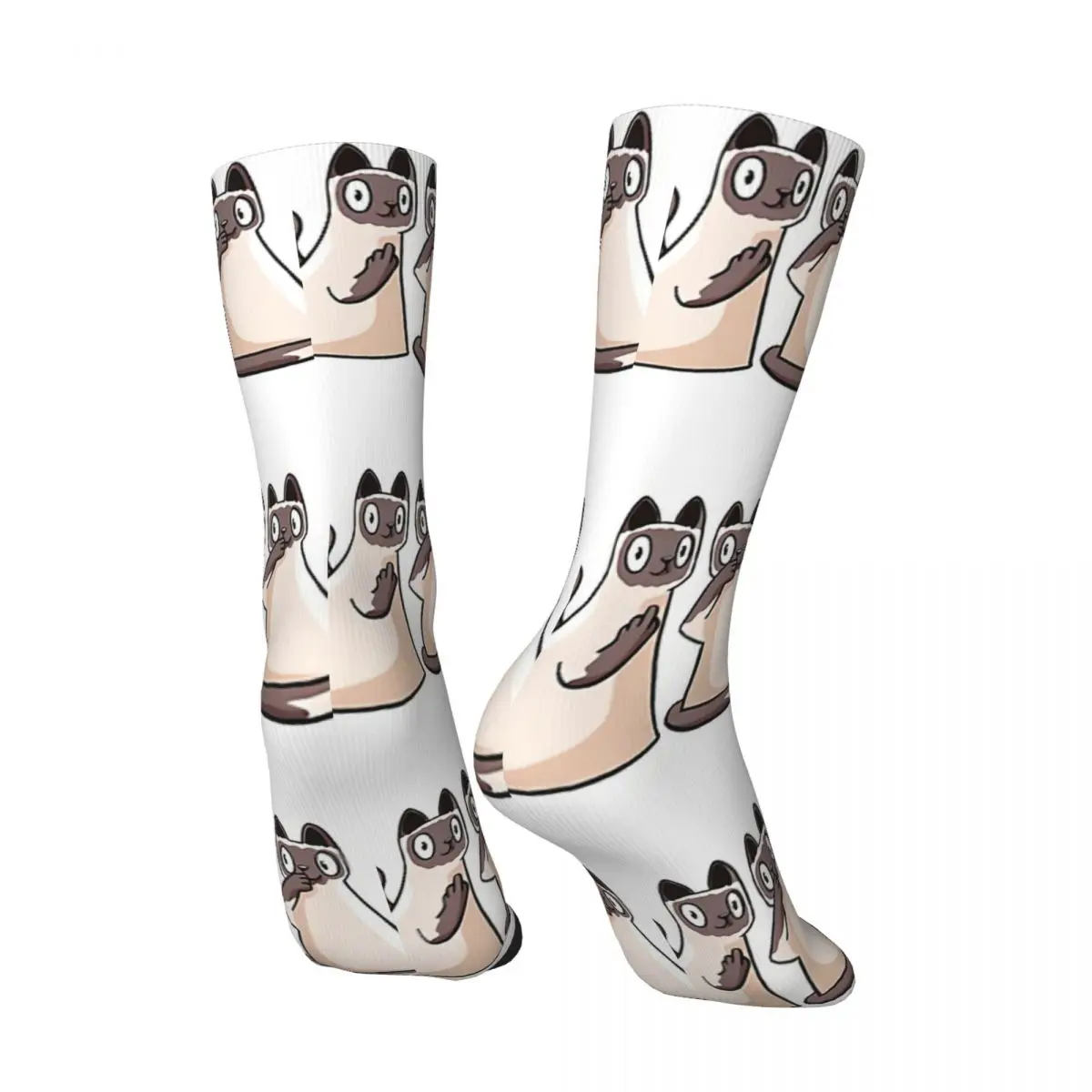 Gossip Siamese Socks Gym 3D Print Boy Girls Mid-calf Sock image 4