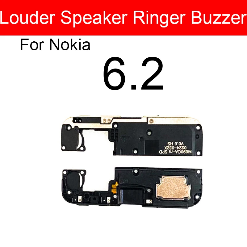 Loud Speaker Sound Ringer For Nokia 5.4 6.2 7.2 8.1 X7 2018/8.1 Louder Speaker Loudspeaker Buzzer Replacement Parts