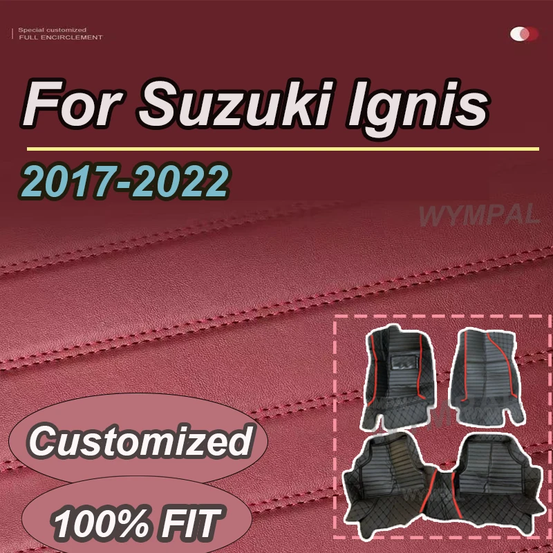 

LUXURY Car Floor Mats For Suzuki Ignis 2022 2021 2020 2019 2018 2017 Carpets Custom Styling Accessories Cover Replacement Part