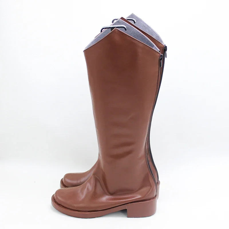 Sayla Mass Cosplay Shoes PU أحذية من الجلد أحذية كرنفال الهالوين كوسبلاي الدعامة مصنوعة حسب الطلب