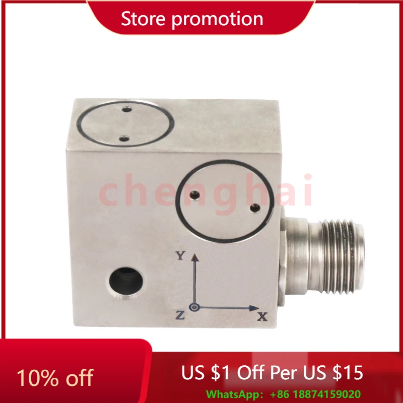 

100mv Industrial Piezoelectric Vibration Sensor Accelerometer IEPE Piezoelectric Triaxial Acceleration Vibration Sensor