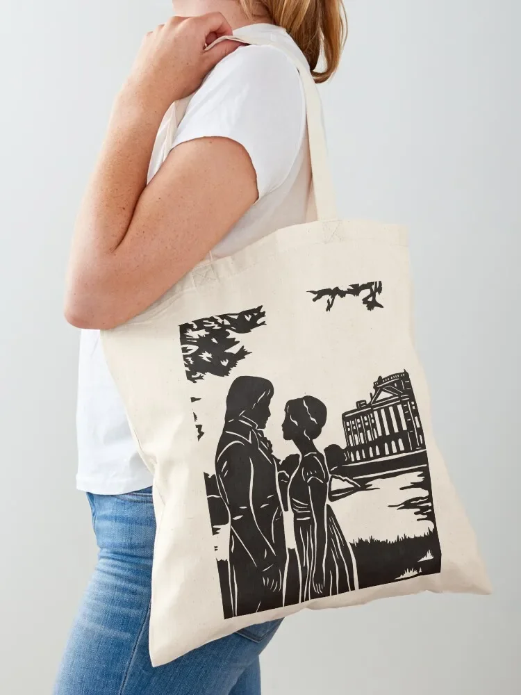 Pride & Prejudice Tote Bag Canvas shoulder bag Women's shopping bag tote custom