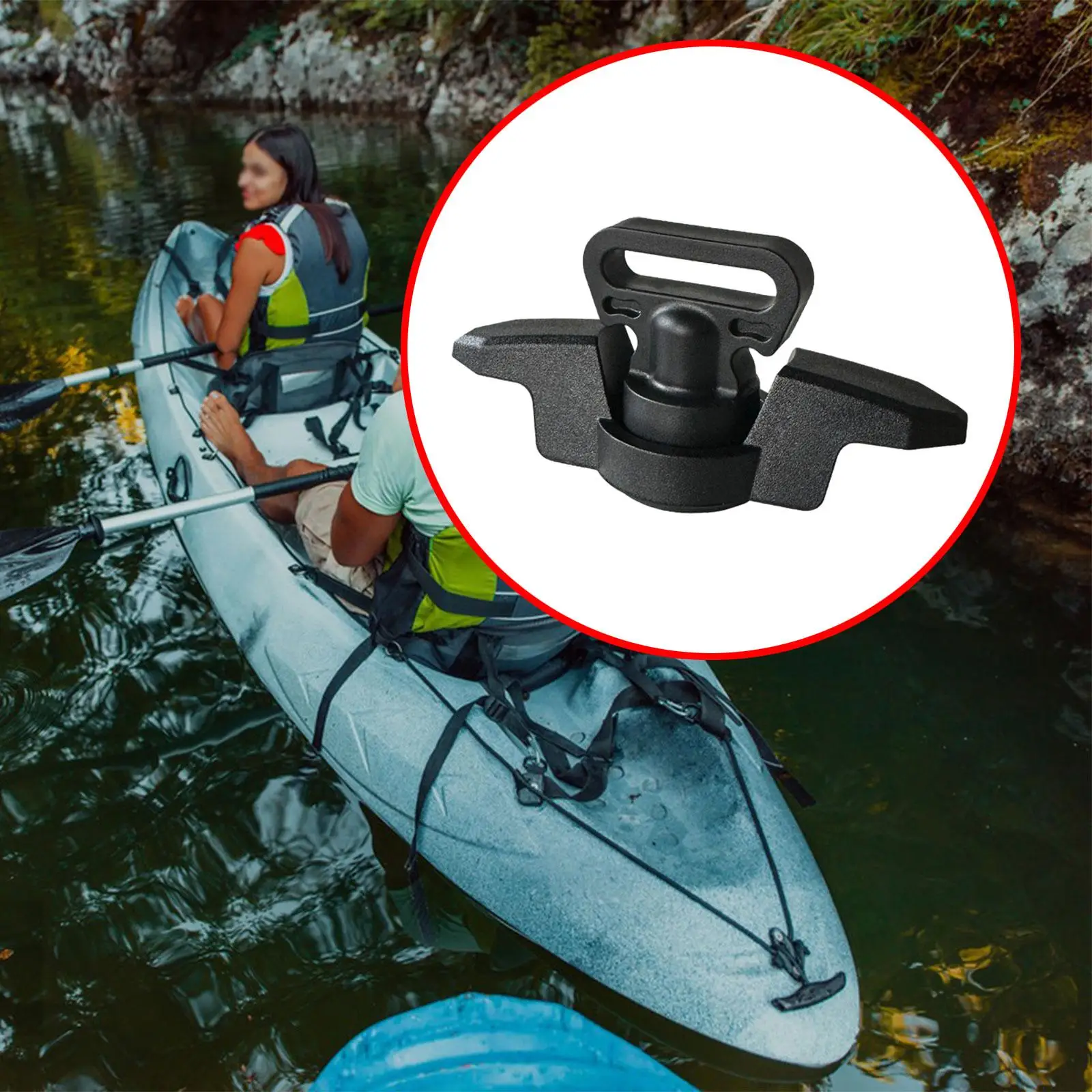 Line Cleat for Kayak Track Mount Boat Accessories Portable Kayak Cleat Heavy Duty Kayak Line Cleat Flagpole Cleat for Yacht