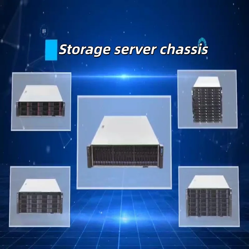 19-Inch Standard ATX Data Storage Chassis Computer Components Main Board Rack Type Case for Computer