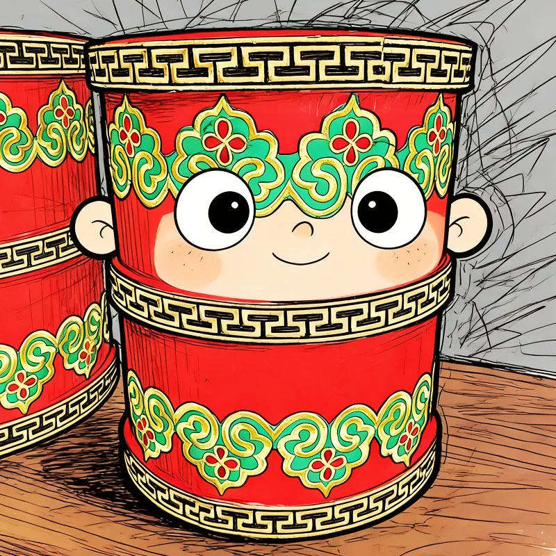 Lucky Sieve Production (Embroidered Edition) Magic Tricks Empty Cylinder Tube Produce Objects Magia Fun Stage Illusions Gimmicks