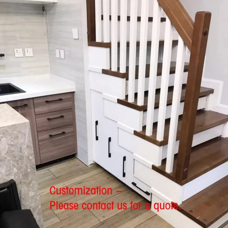 custom.Modern Home Style Industrial Design Duplex Floating Staircase Durable Metal Wood Steps Residential Use