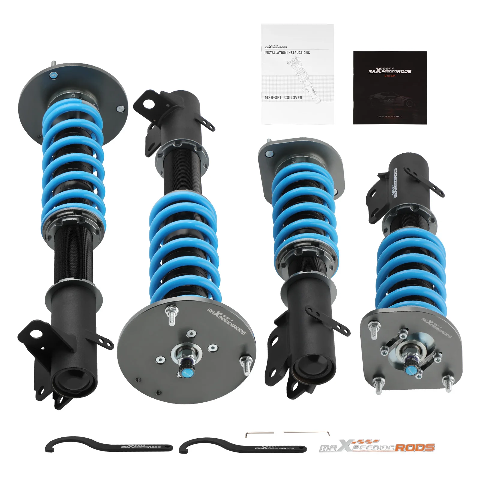 MaXpeedingrods Coilovers 24 Way Dampening Shocks for Dodge Neon SRT-4 Chrysler Neon 2000-2005