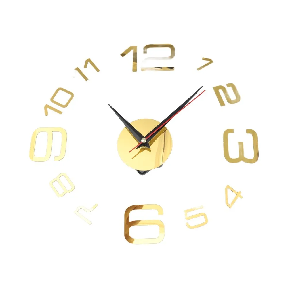 3D Wall Clock for Modern Wall Styling in Bedrooms Living Rooms Dining Areas and Workspaces with Balanced Hand Assembly