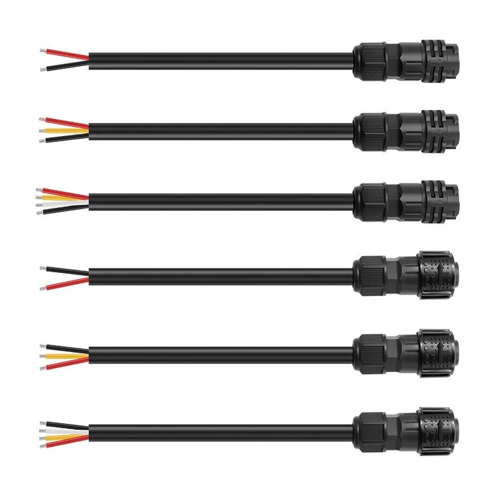 For Harsh Elements Exposure Waterproof Circular Connector Nylon Body Push Pull Connector Self-locking Connector