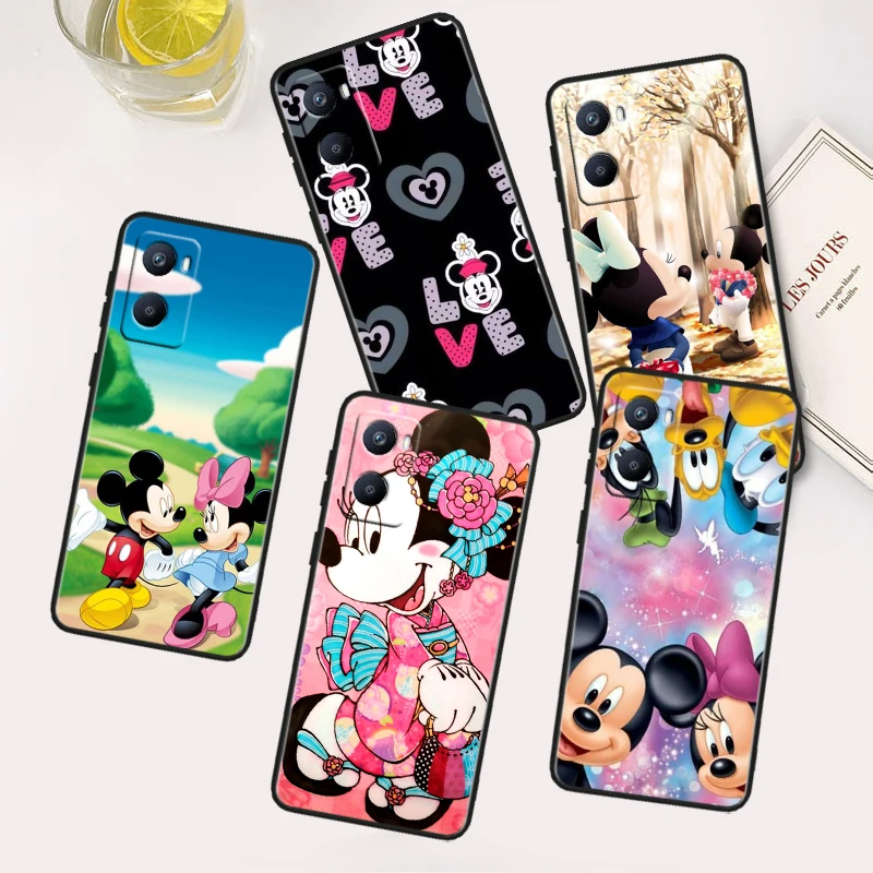 

Disney Mickey Minnie Have Fun For OPPO A96 A94 A93 A77S A76 A74 A73 A72 A57S A56S A54S A53 A52 A15S A9 A5 Black Phone Case