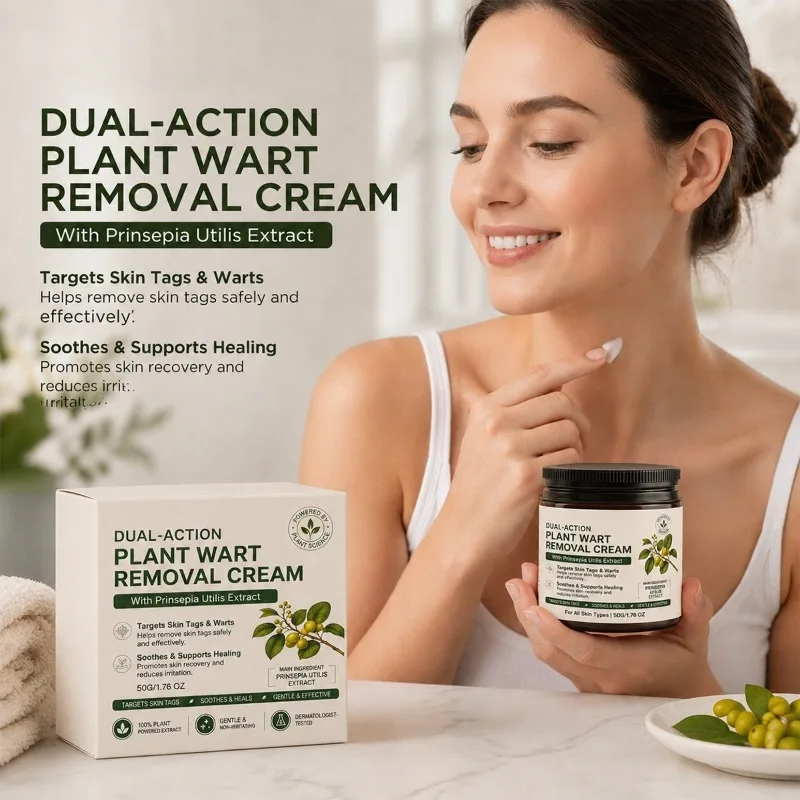 Plant-Based Soothing Skin Cream 50g Gentle Moisturizing Cream for Dry, Rough Skin, Helps Smooth & Soften with Natural Extracts