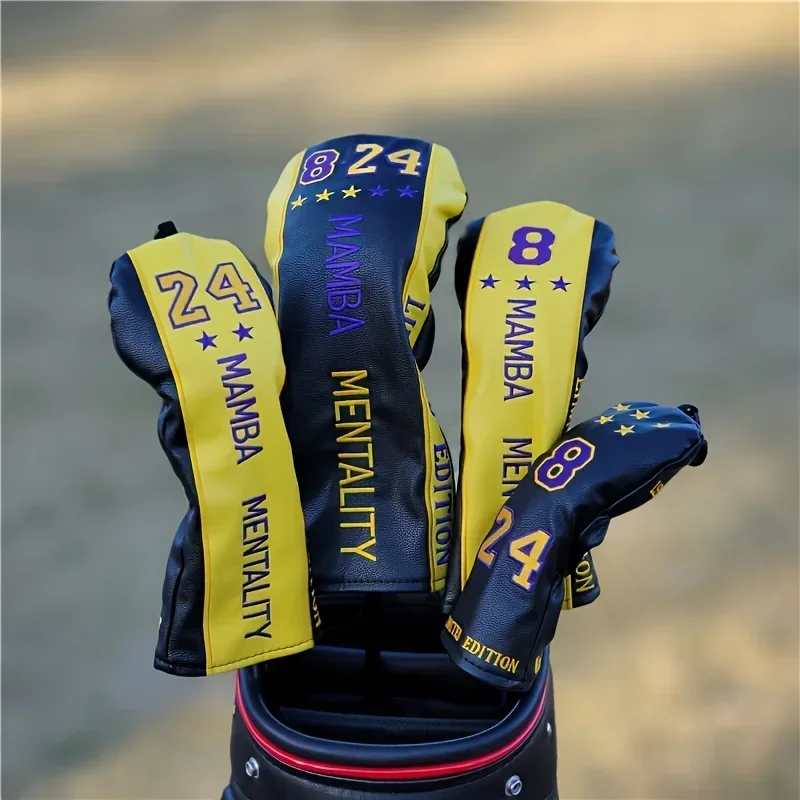 1/9pcs Kobe Limited Edition Golf Club Head Covers, Embroidered Golf Accessories