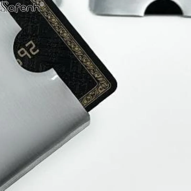RFID Card Sleeves Anti Scan Anti Magnetic Aluminum Foil Portable Credit Card Protector